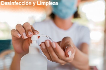 Productos de desinfección y limpieza sanitarios 